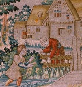 Flaman halısı. Alkışlamak. Oudenaarde Atölyesi. 17. yüzyıl. by Flemish School