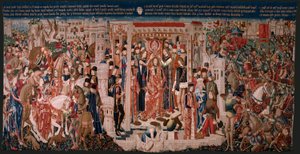 Flaman halısı. Bilinmeyen Seri. Roma tarihi? Tarquinius Priscus (Tarquino Prisco). Brüksel