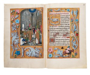 Rothschild Saatler Kitabından Folyolar, Ghent veya Bruges, c.1505 by Flemish School