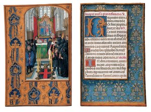 Rothschild Saatler Kitabından Folyolar, Ghent veya Bruges, c.1505 by Flemish School