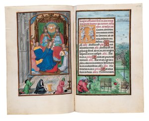 Rothschild Saatler Kitabından Folyolar, Ghent veya Bruges, c.1505 by Flemish School