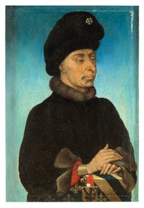 Korkusuz John, Burgonya Dükü (panel üzerine yağlıboya) by Flemish School