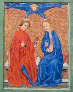 MS Gen1111 f.210 Aziz Cecilia ve Aziz Valerian, Jacobus de Voragine tarafından Legenda Aurea