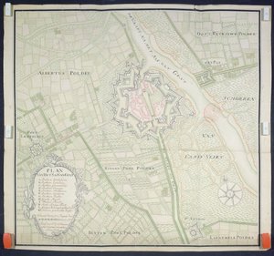 Sas de Gant ve çevresinin haritası, 1759