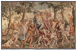 Mitolojik duvar halısı, 17. yüzyıl sonu by Flemish School