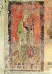 Aziz Apollonia, mahzenden duvar resmi, c.1480-1540 by Flemish School