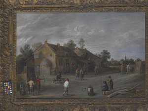 Okçular (tuval üzerine yağlıboya) by Flemish School