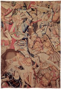 Charlemagne Tarihinden Roncevaux Savaşı, by Flemish School