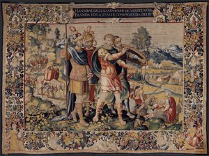 Hannibal'in Tarihi, 1570 dolayları (goblen) by Flemish School
