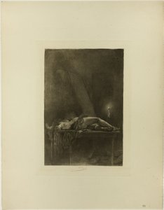Bir Ateist Akşam Yemeği Partisinde by Félicien Rops