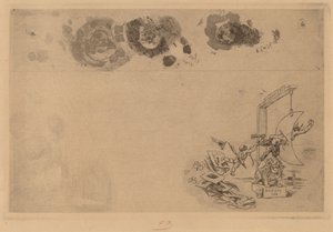 Belçika Sınırı, Belçika Düzensizliği Sınırı. Disordre'ye Not, 1871. by Félicien Rops