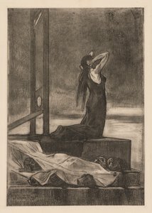 İdam Cezası: Ölümün Acısı (Todesstrafe: La peine de mort) by Félicien Rops