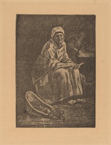 Yaşlı Kate. by Félicien Rops