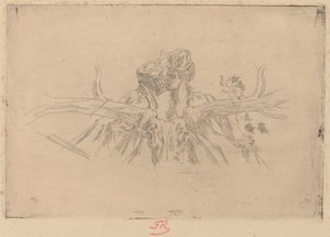 Maris Treni (Le train de Maris) by Félicien Rops