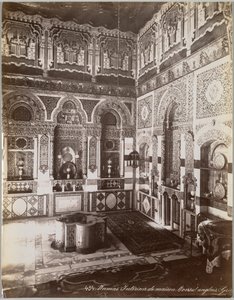 Şam. Ev iç. İngiliz Konsolosu (Suriye) by Félix Bonfils