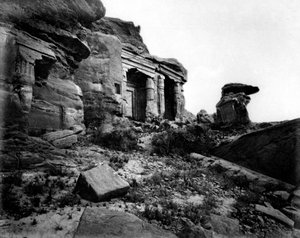 Gebel Silsileh, Mısır, 1878 by Félix Bonfils