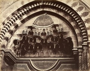 Bir nişin kabartması, Mısır by Félix Bonfils