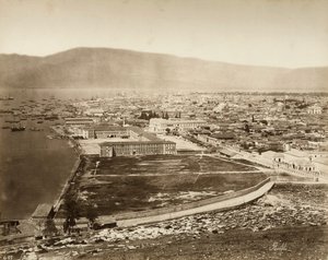 Türkiye'de Smyrne manzarası by Félix Bonfils