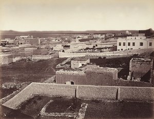 Hayfa, İsrail şehrinin görünümü by Félix Bonfils
