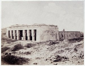 Dendera, Mısır, 1850 civarı (fotoğraf)