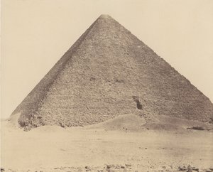 Memphis Djizeh Nekropolü, Cheops Büyük Piramidi Piramidi, 1851-52, 1853-54 basılmış.