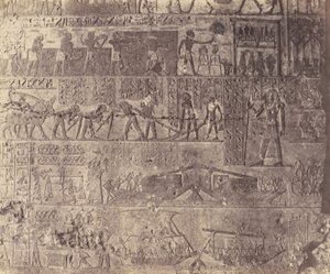 El-Kab éléthya, Hypogean Architecture - Phapé Mezarı - Sculptu..., 1851-52, 1853-54 basılmış.