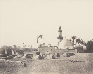 Souâdj, Müslüman Mezarlığı ve Mourad-Bey Türbesi, 1851-52, 1853-54 basılmış. by Félix Teynard