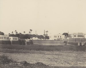 Syout, Constructions Modernes - le Divan, vb., 1851-52, 1853-54 basılmış. by Félix Teynard