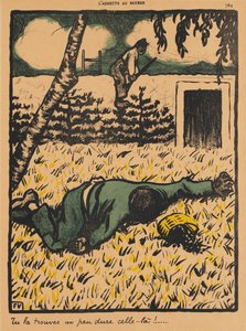 Suçlar ve Cezalar VII, 764: Bunun oldukça zor olduğunu göreceksiniz! by Félix Vallotton