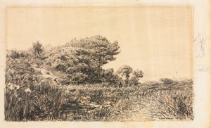 Couronne'da Marsh Kenarı by Félix Ziem