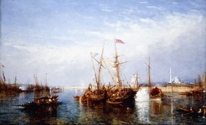 La Corne d"Veya, Konstantinopolis, by Félix Ziem