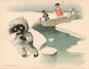 Golliwoggs Kutup Maceraları için İllüstrasyon