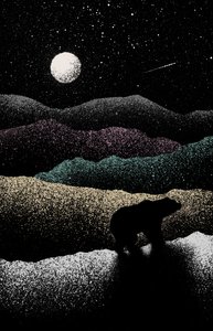 gezgin ayı, 2019 (dijital) by Florent Bodart