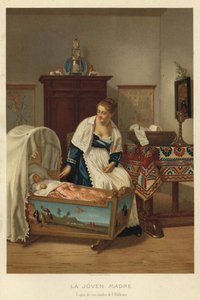 Genç Anne (chromolitho)