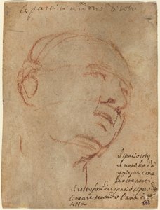 Bir Adamın Başı by Follower of Michelangelo
