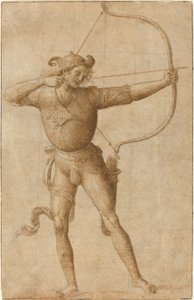 Okçu Yay Çekiyor by Follower of Pietro Perugino