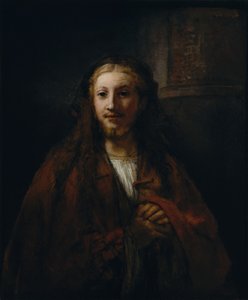 Asası olan İsa. by Follower of Rembrandt
