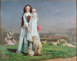 Güzel Baa-Kuzular by Ford Madox Brown