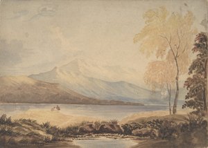Lakeland Manzarası, 19. yüzyılın başlarında. by Formerly attributed to Copley Fielding.