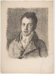 Genç Bir Adamın Portresi, yak. 1820. by Formerly attributed to Goya