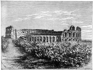 El Jemm amfitiyatrosu, c1890. by Fortuné Méaulle
