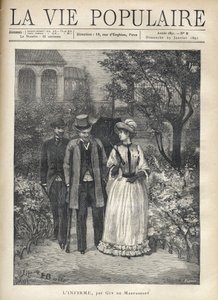 Bequilles olan bir adam, zarif bir genç kadınla bir parkın ara sokaklarında yürüyor. Onları ikinci bir adam takip eder. Guy de Maupassant (1850-1893) tarafından “” L