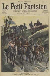 Boer General Christiaan de Wet, Orange Free Eyaletinde İngiliz kuvvetlerini atlatıyor