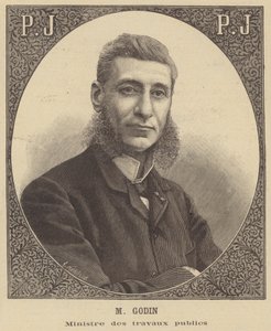 Fransa Bayındırlık Bakanı Jules Godin by Fortune Louis Meaulle