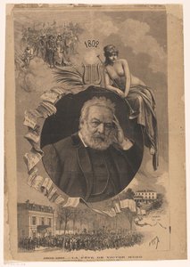Portret van Victor Hugo 1802-1881 Victor Hugo