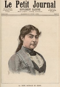 Queen Natalija of Serbia (1859-1941) from 