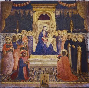 1438-1440 dolaylarında San Marco Altarpiece (ahşap panel üzerinde tempera)