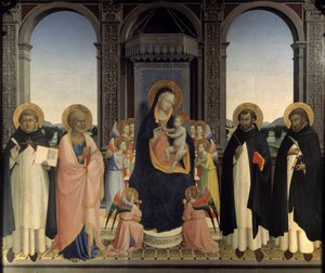 Saint Dominic Polyptyque - Saint Thomas d