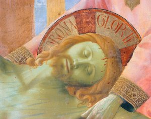 Fra Angelico (1400-ca 1455) olarak bilinen Giovanni da Fiesole tarafından Haçtan Ya da Kutsal Üçlü Birlik