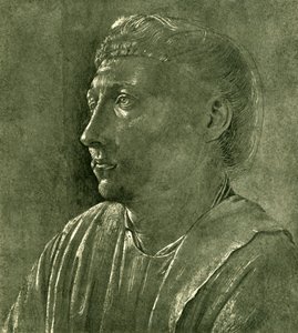 Bir din adamının büstü, c1450, 1943. by Fra Angelico